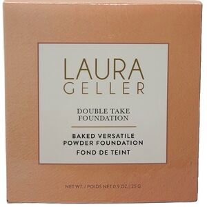 New Laura Geller Double Take Full Cover. Baked Powder Found. FAIR Super Size 25g
